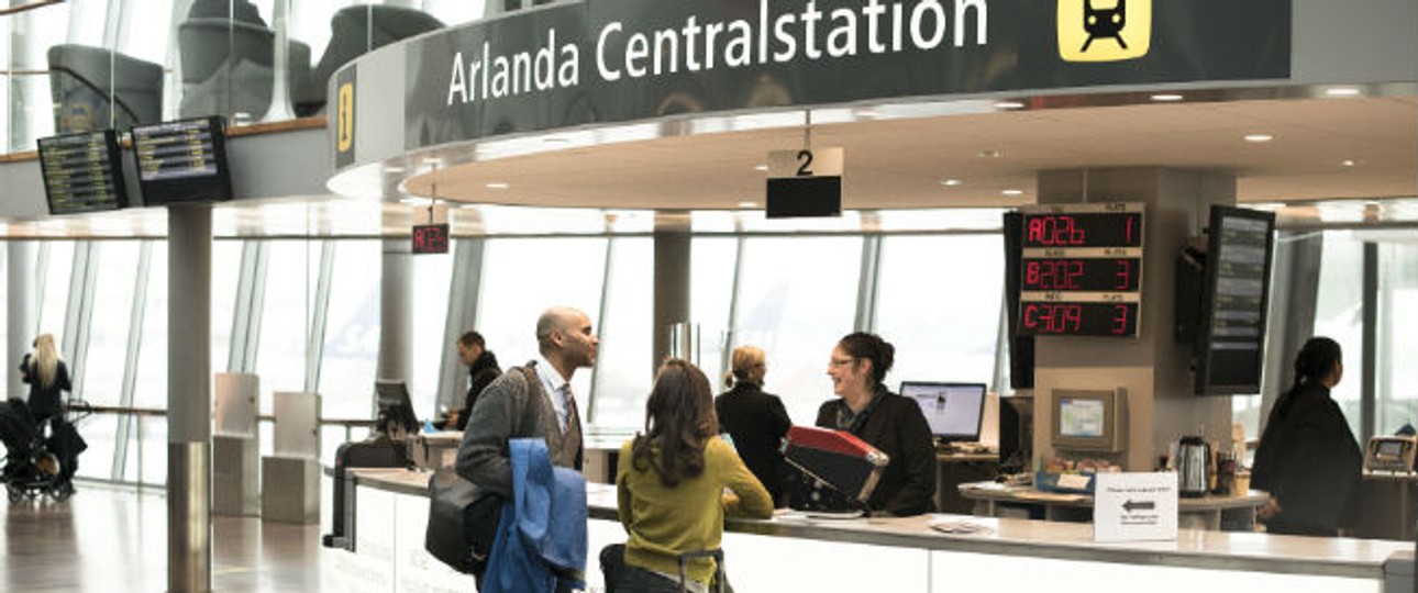 Flughafen Stockholm Arlanda: Die Passagierzahlen dürften nach der Steuer sinken.