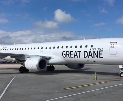 Embraer von Great Dane Airlines: Fliegt ab Juni mit Passagieren.