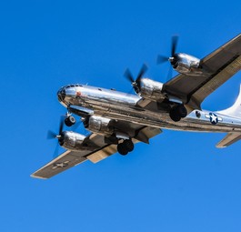 B-29 Superfortress im Flug: Heute gibt es nur noch zwei flugfähige Exemplare.