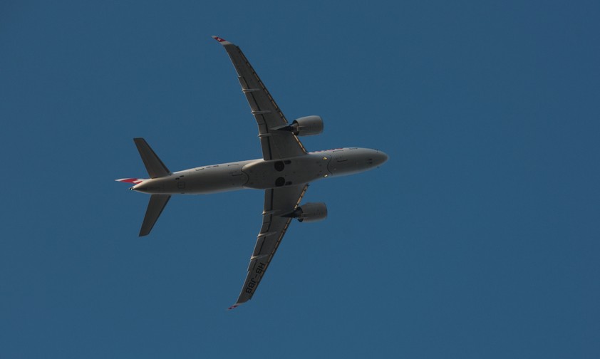 Airbus A220 von Swiss: Bald mit Internet unterwegs.