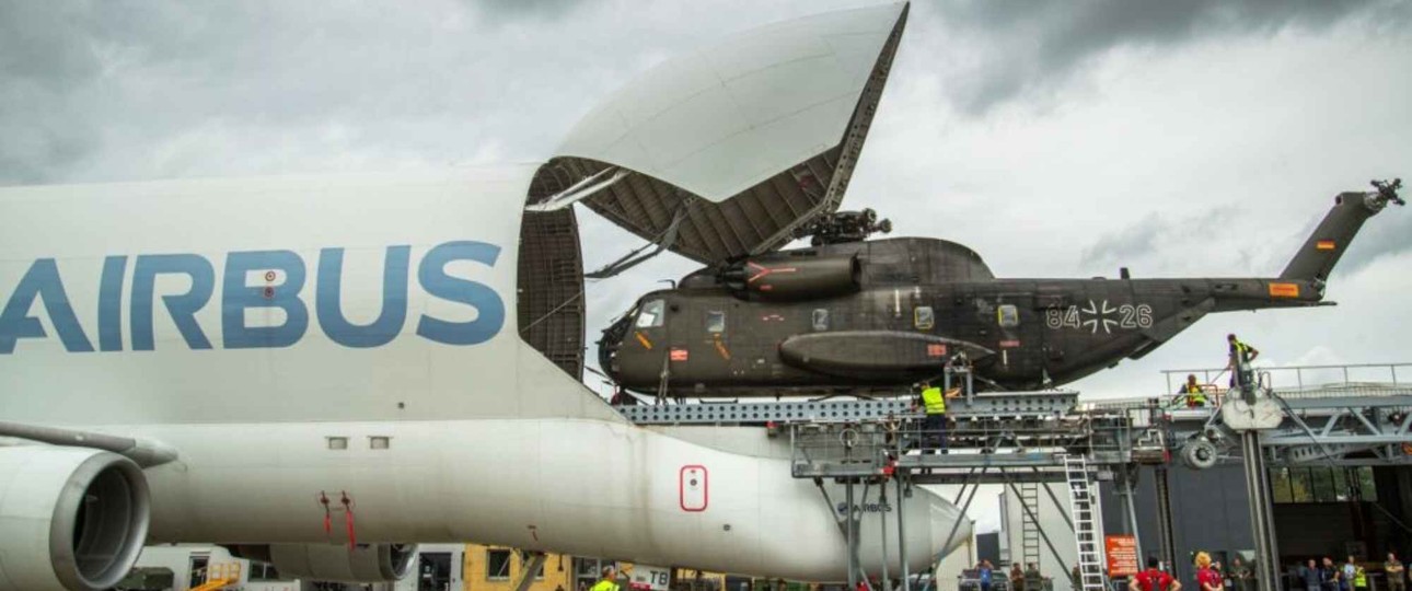 Airbus Beluga ST: Kapazitäten für militärische und zivile Fracht.