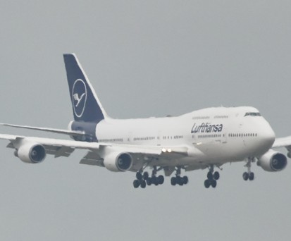 Boeing 747 von Lufthansa: An Bord eines solchen Fliegers kam es zum Zwischenfall.