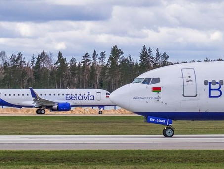 Flugzeuge von Belavia: US-Sanktionen gegen die Staatsairline wurden gelockert.
