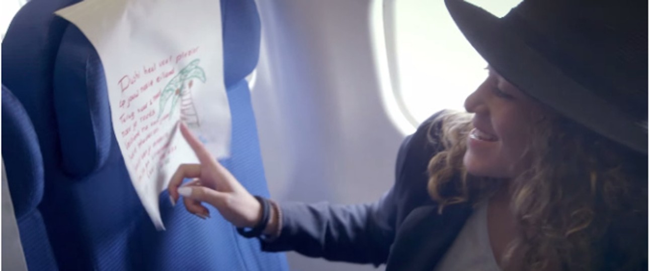Das Abschiednehmen von den Liebsten ist manchmal schwer. KLM macht das Ganze mit persönlichen Grussbotschaften einfacher.
