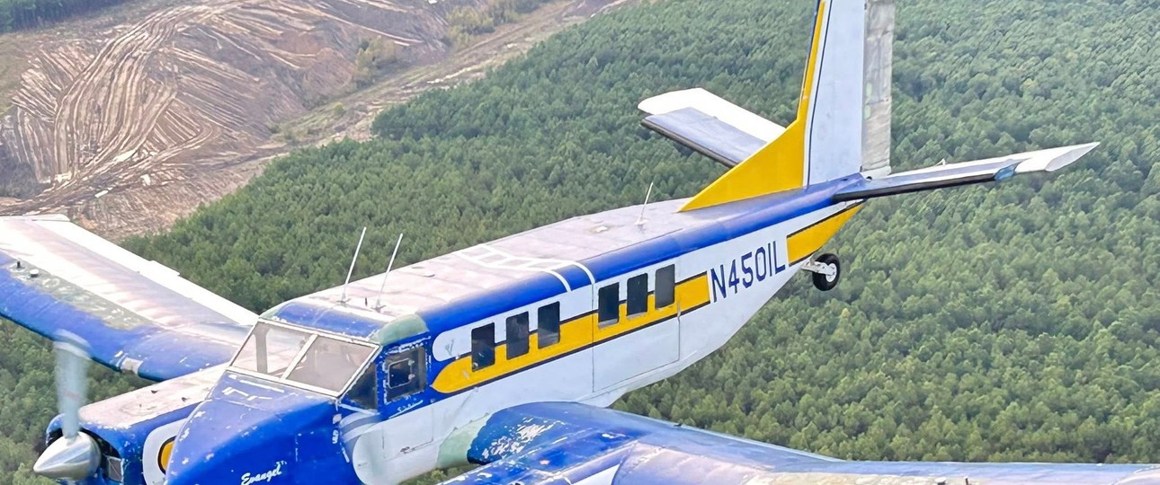 Evangel auf dem Weg ins Mid-America Flight Museum: Von dem Flugzeug wurden nur acht Exemplare gebaut.