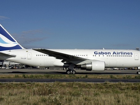 Boeing B767 von Gabon Airlines: In Äthiopien beschlagnahmt.