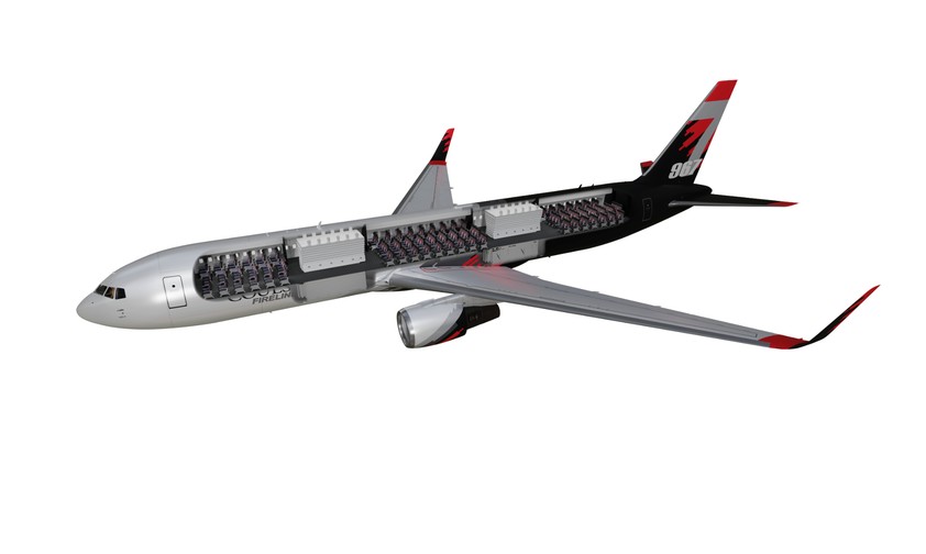 Boeing 767: So soll das Flugzeug von Coulson ach dem Umbau aussehen.