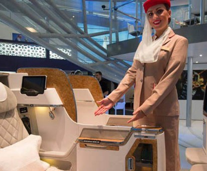 Sitz von Emirates: Er soll mehr Privatsphäre geben als zuvor.