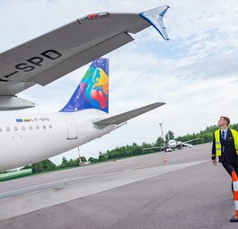 Flieger von Small Planet Airlines Litauen: Das Geschäft ist an sich profitabel.