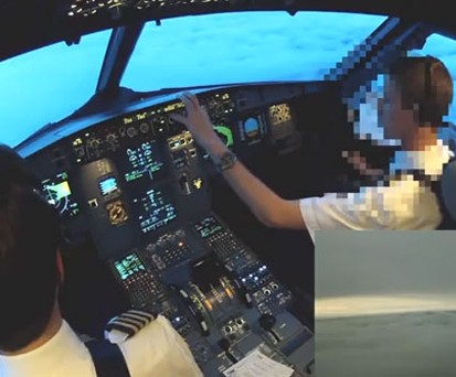 Zwei verschiedene Perspektiven: Cockpit- und Außensicht.