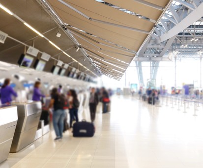Check-In-Bereich am Airport: Auch hier geschehen sexuelle Angriffe.
