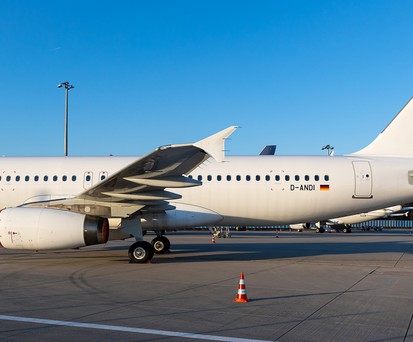 Das Flugzeug von Leav: Die D-ANDI steht im Dauereinsatz.