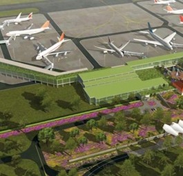 So soll der Flughafen im Endausbau 2015 aussehen