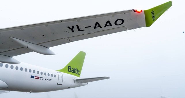 air baltic airbus a220 300 yl aao