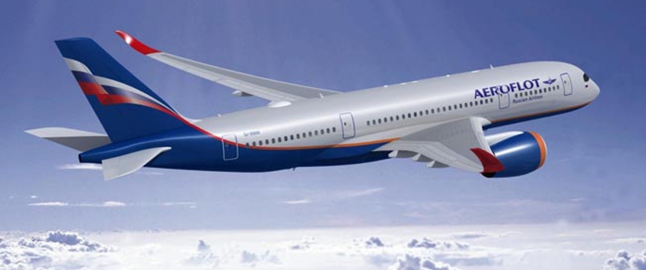 Airbus A350-800 in den Farben von Aeroflot: Die Airline will nur noch das große Modell, dafür aber mehr davon.