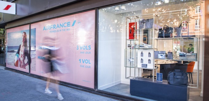 Die neuen Ticketbüros von Air France: Hier werden nicht nur Reisen verkauft.