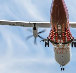Eine ATR-72 von Afrijet: Der Staat Gabun hat 56 Prozent der Anteile übernommen.