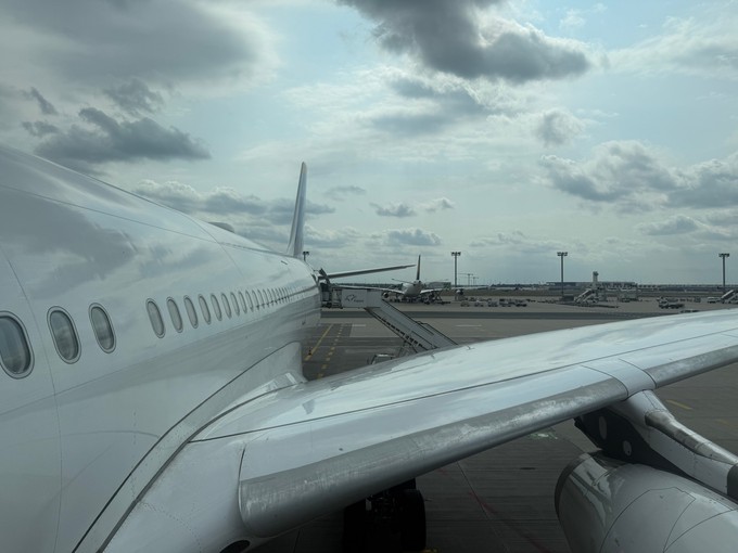 Der Airbus A330-300, der mich nach Anchorage bringt.