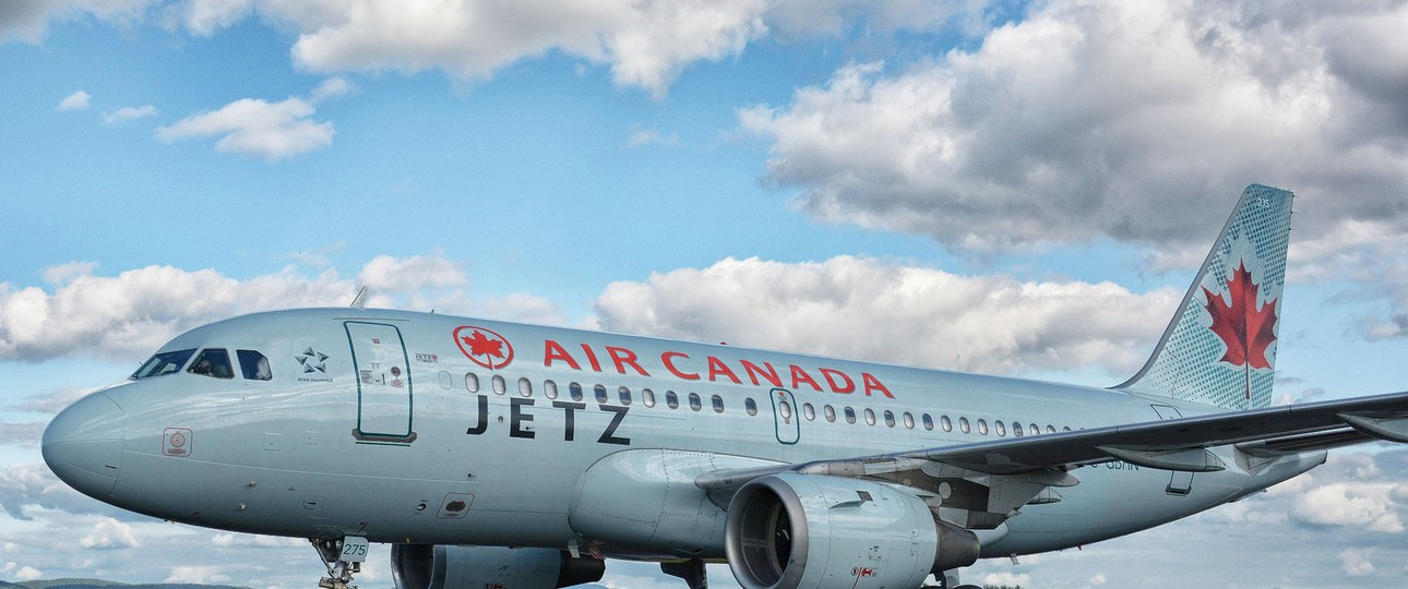 Airbus A319 von Air Canada Jetz: Im Linieneinsatz unterwegs.