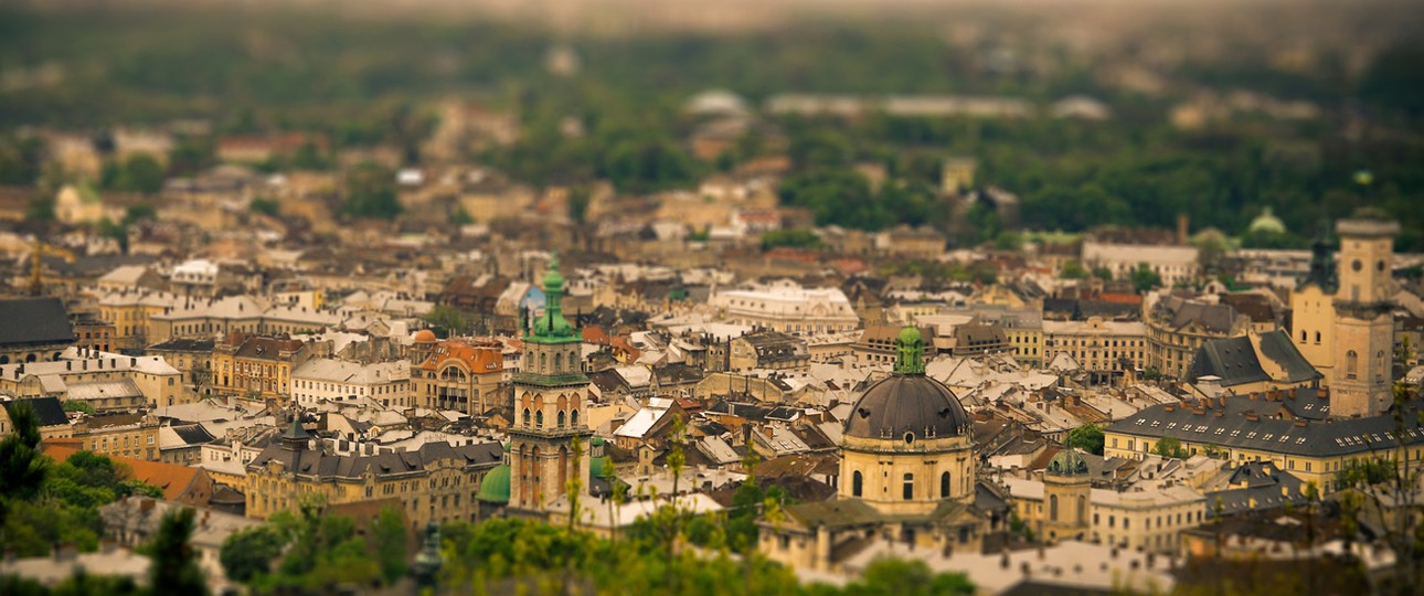 Lviv: Sitz eines großen Call Centers von Lufthansa.
