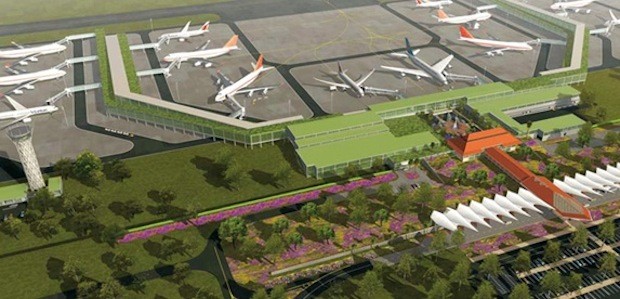 So soll der Flughafen im Endausbau 2015 aussehen