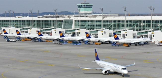 Flughafen München: Eine Weile ging gar nichts.