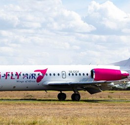 Fokker 70 von i-Fly Air: Schon die dritte Betreiberin in Kenia.