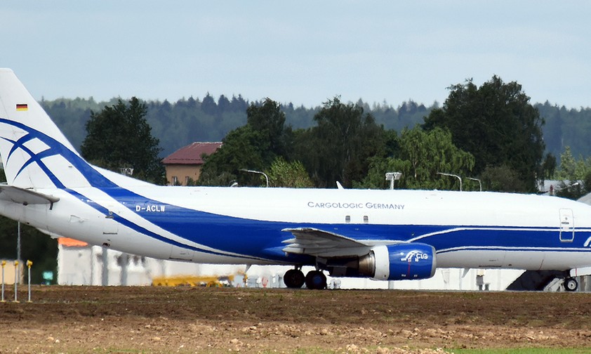 Flugzeug von Cargologic Germany: Darf aktuell nicht abheben.
