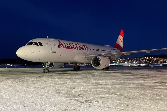 Austrian Airlines fliegt neu den norwegischen Flughafen an. Die Airline ...