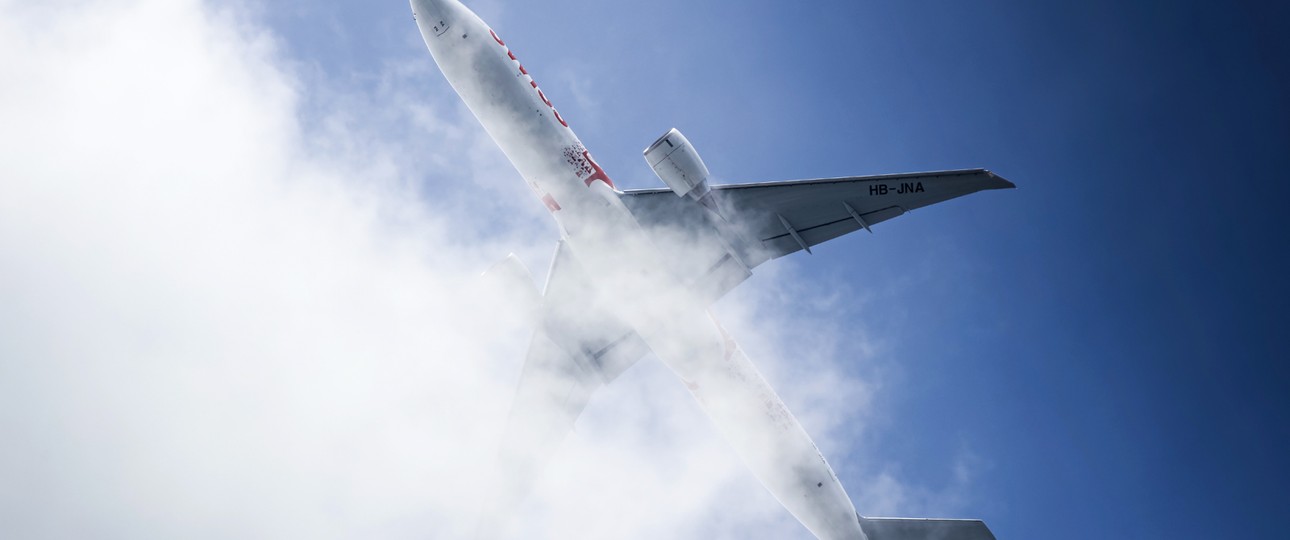 Flugzeug von Swiss: Die Schweizer legen deutlich zu.