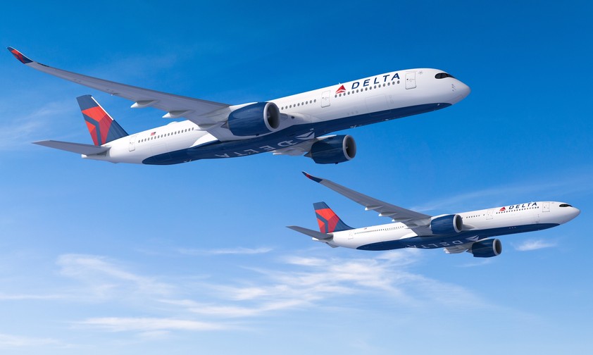 Airbus A350 und Airbus A330 in Delta-Farben: Die Airline will mehr.