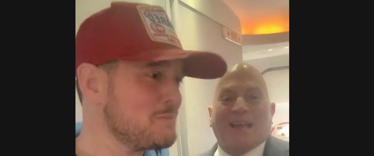 Wiedersehen nach zweieinhalb Jahren: Michael Bublé und Tom Rees.