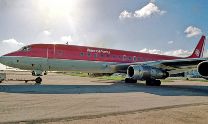DC-8 von Aero Peru: Die Airline sucht den Neuanfang.