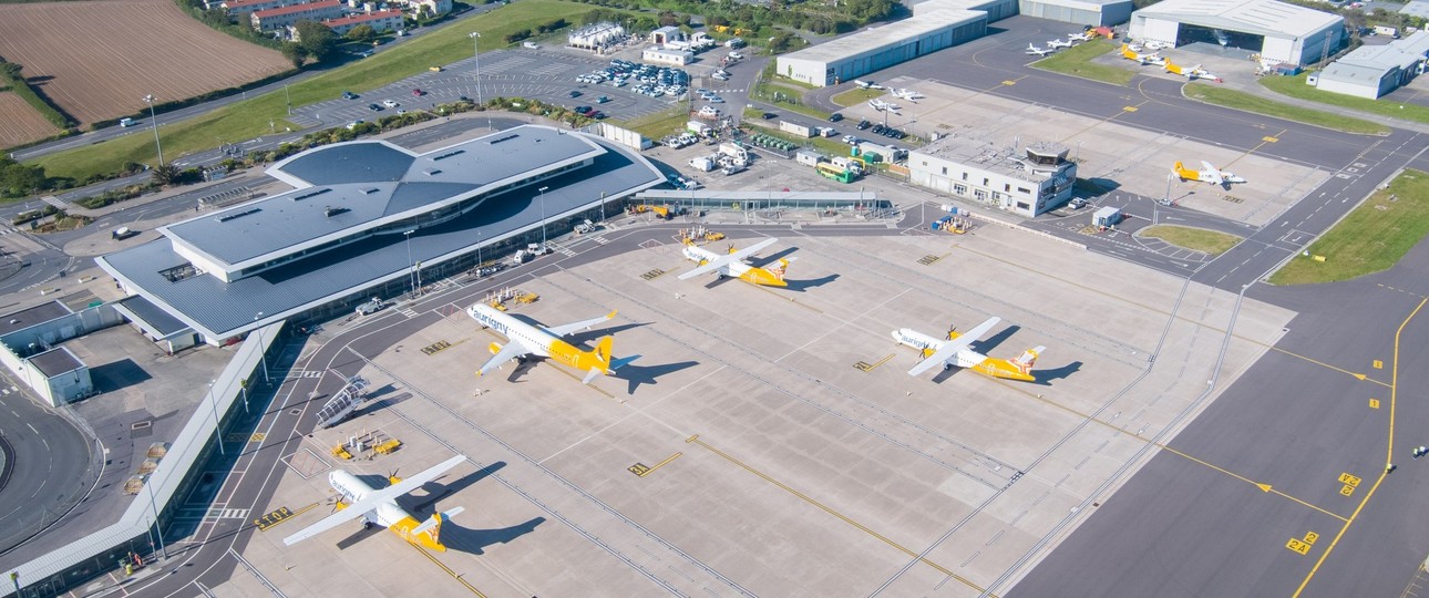 Flughafen Guernsey: So klar war die Sicht am Tag des Vorfalls nicht.