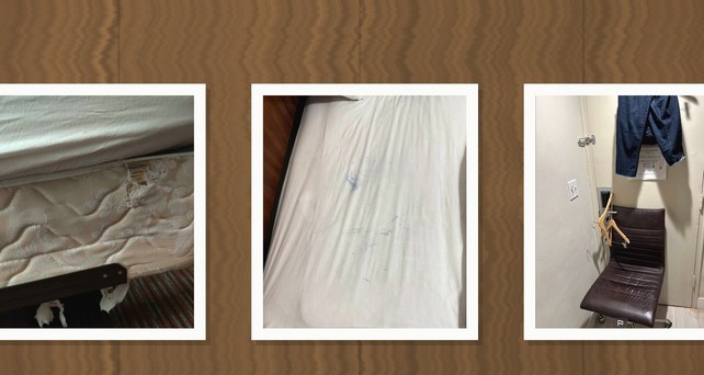 Die Zustände im Crew-Hotel sind ...