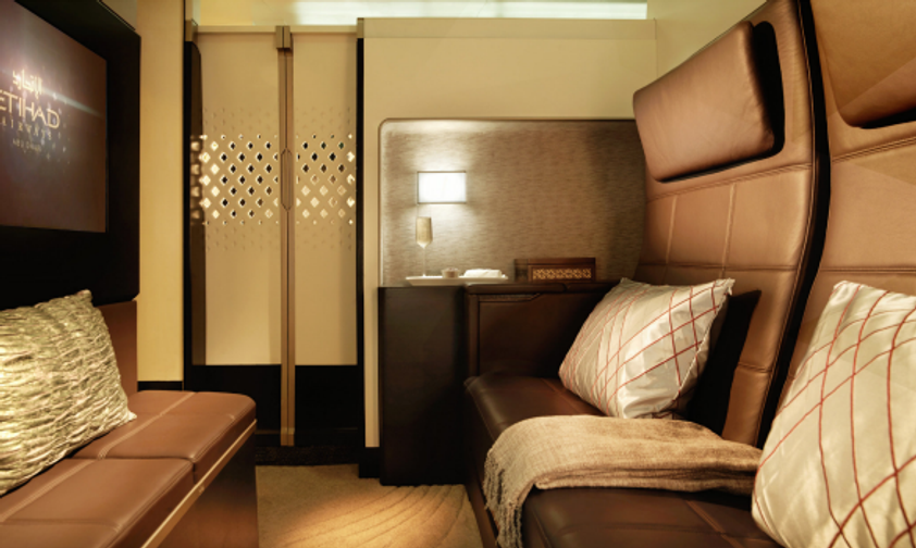 Die Drei-Zimmer-Suite kostet 19'000 Franken auf der Strecke von London nach Abu Dhabi. Einfach.