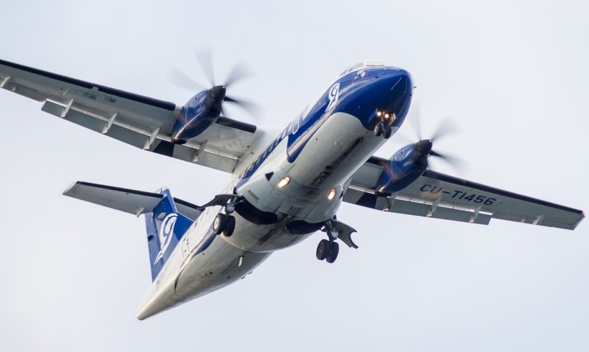 Eine ATR 42-500 von Aerogaviota: Die Fluggesellschaft fliegt wieder auf  Inlandsrouten.