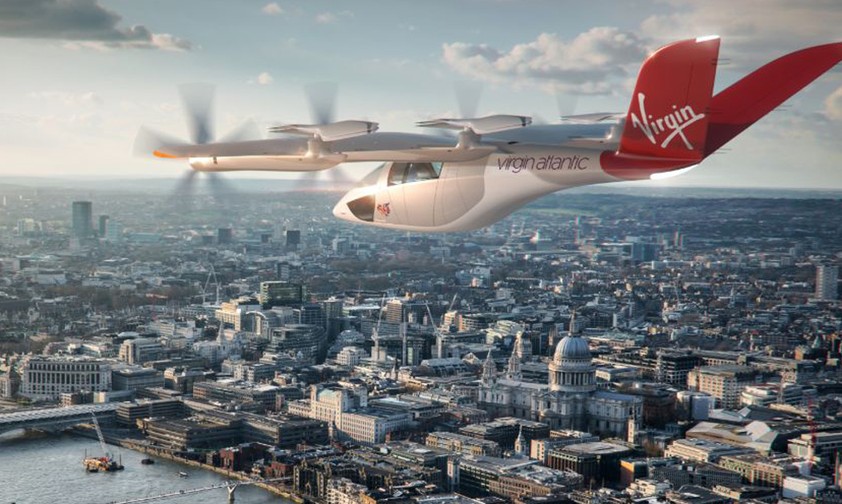 VA-X4 in den Farben von Virgin Atlantic: Die Airline galubt an das Konzept.