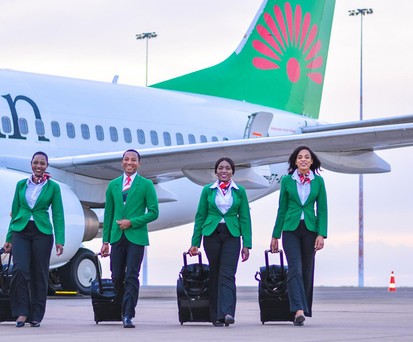 Crew von Malawi Airlines: Ihr Arbeitgeber befindet sich in einer schwierigen Lage.