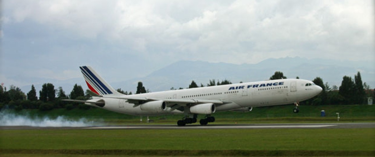 A340 von Air France: Mit einem solchen Flieger geschah der Zwischenfall im Juli.