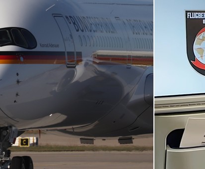 Der Airbus A350 mit dem Kennzeichen 10+01: Seltener Video-Einblick.