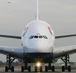 British-Airways-A380 mit dem Kennzeichen G-XLED (hier in London zu sehen): Befindet sich mittlerweile in Doha.