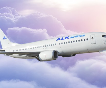 Boeing 737-300 von Alk Airlines: Flog nicht oft für Green Airlines.