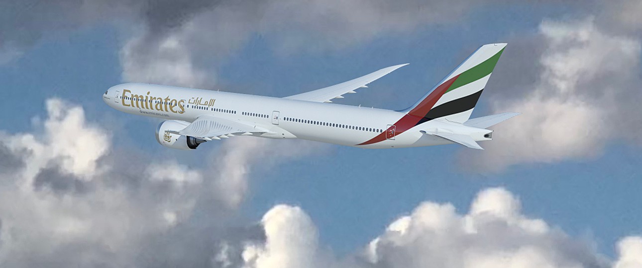 Boeing 777X in den Farben von Emirates: Die Golfairline hat 30 Exemplare abbestellt.