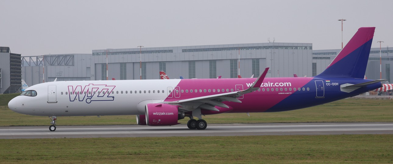 Airbus A321 Neo: Lackierung von Wizz Air, Kennzeichen von Jetsmart.