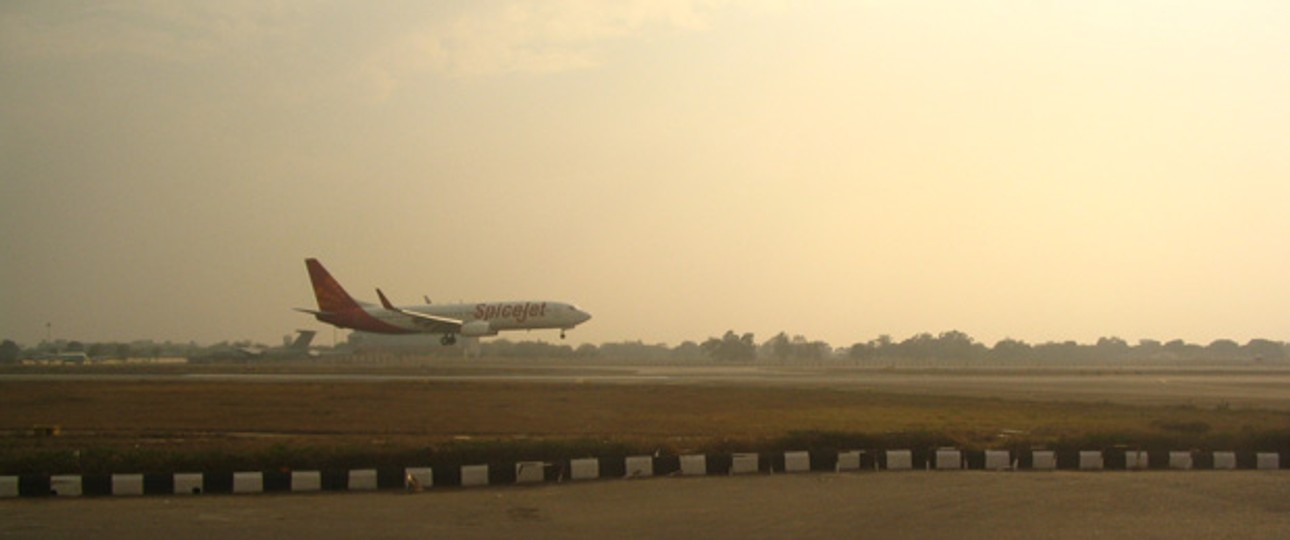 Spicejet-Flieger bei der Landung in Neu-Delhi: Bald ausländisches Geld?