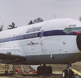 Die Boeing 707 des Flughafens Hamburg. Die D-ABOD flog 15 Jahre lang bei Lufthansa.