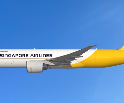 Boeing 777 F von DHL und Singapore Airlines: So soll sie aussehen.