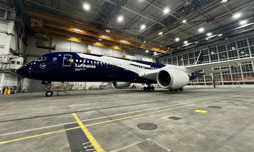 Airbus A350 D-AIXL: Ist in der Heimat angekommen.