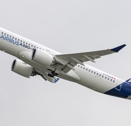 Airbus A220-300: Netto 39 bestellte Jets 2020.